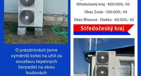 Nová tepelná čerpadla